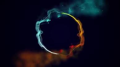 螺旋粒子标志动画视频的预览图